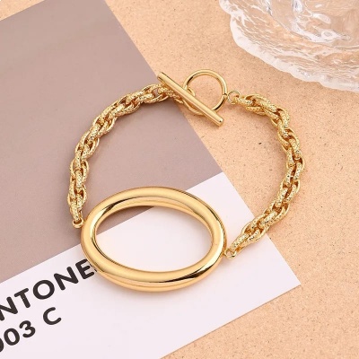 Pulsera torsal ovalo, Bafy joyeria.